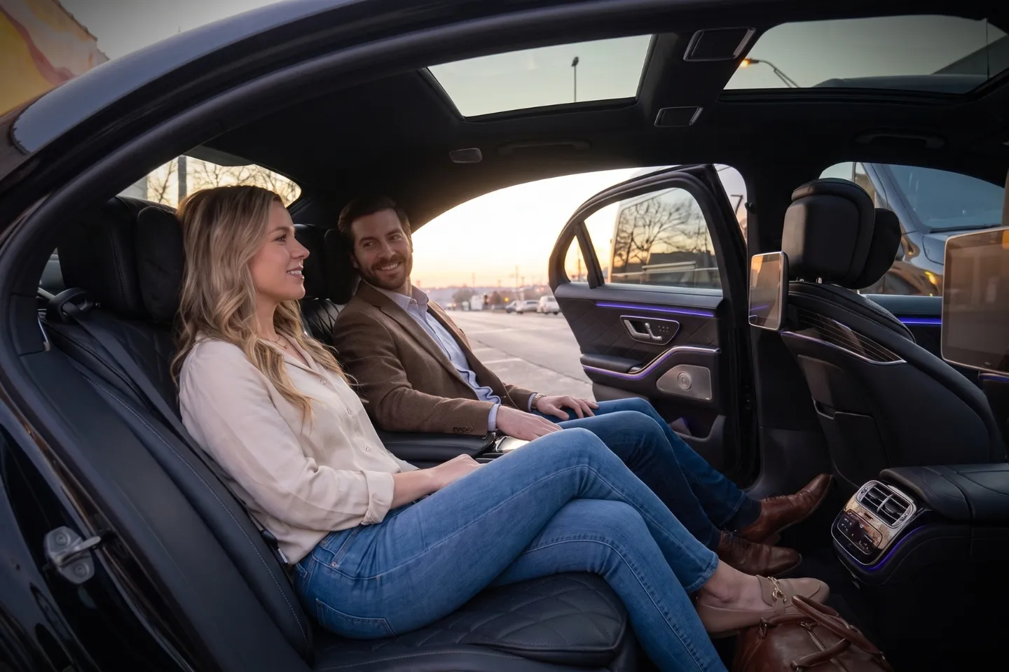 Premium car service in Upshur, TX with professional chauffeur