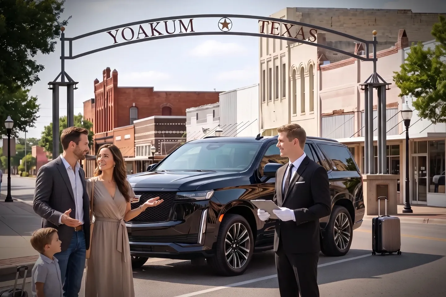 Luxury Car Service in Yoakum, TX for business and leisure travel