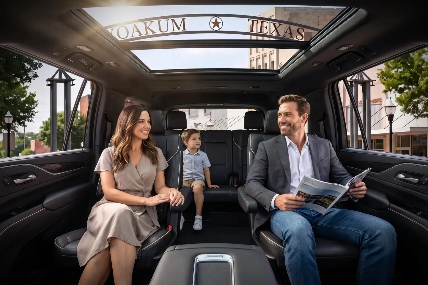Premium Car Service in Yoakum, TX for airport and city travel