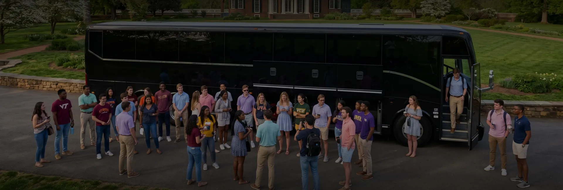 Virginia Airport Charter Bus Rental Service