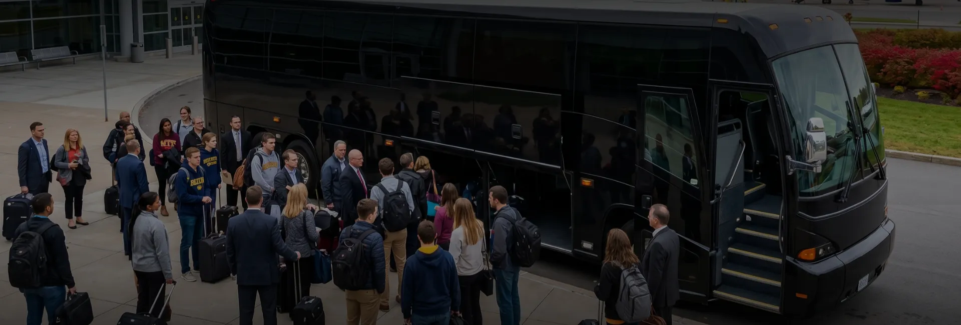 Frederick Douglass Rochester (ROC) Airport Charter Bus Rental Service 