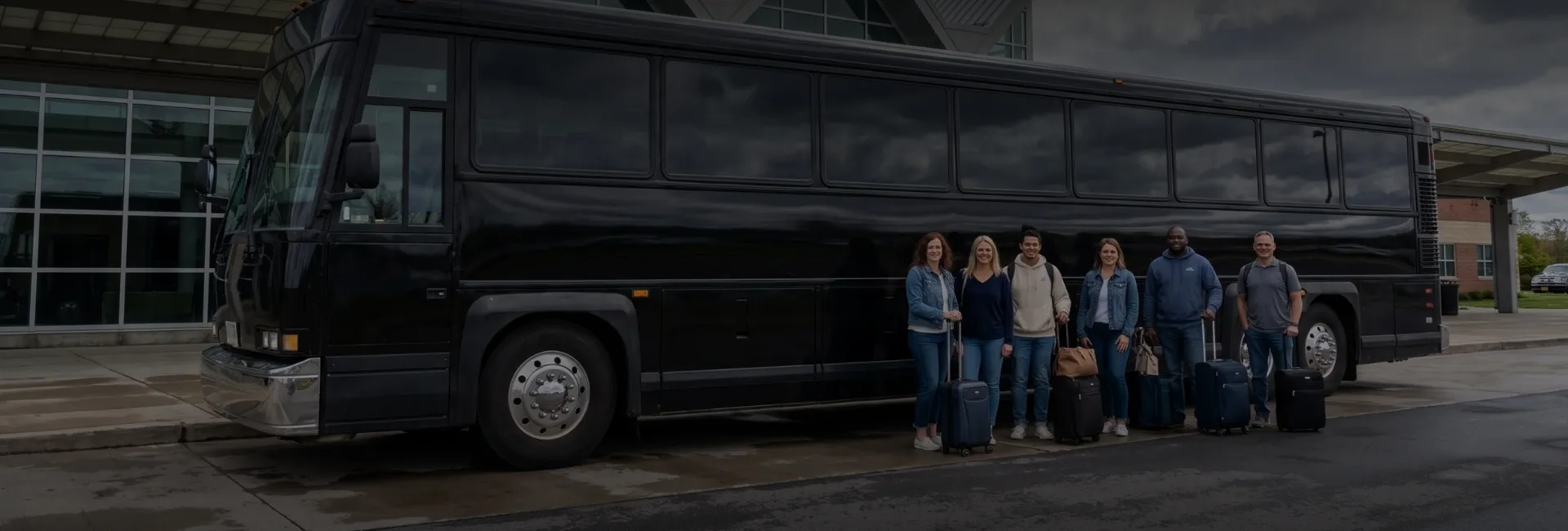 Reading Regional (RDG) Airport Charter Bus Rental Service