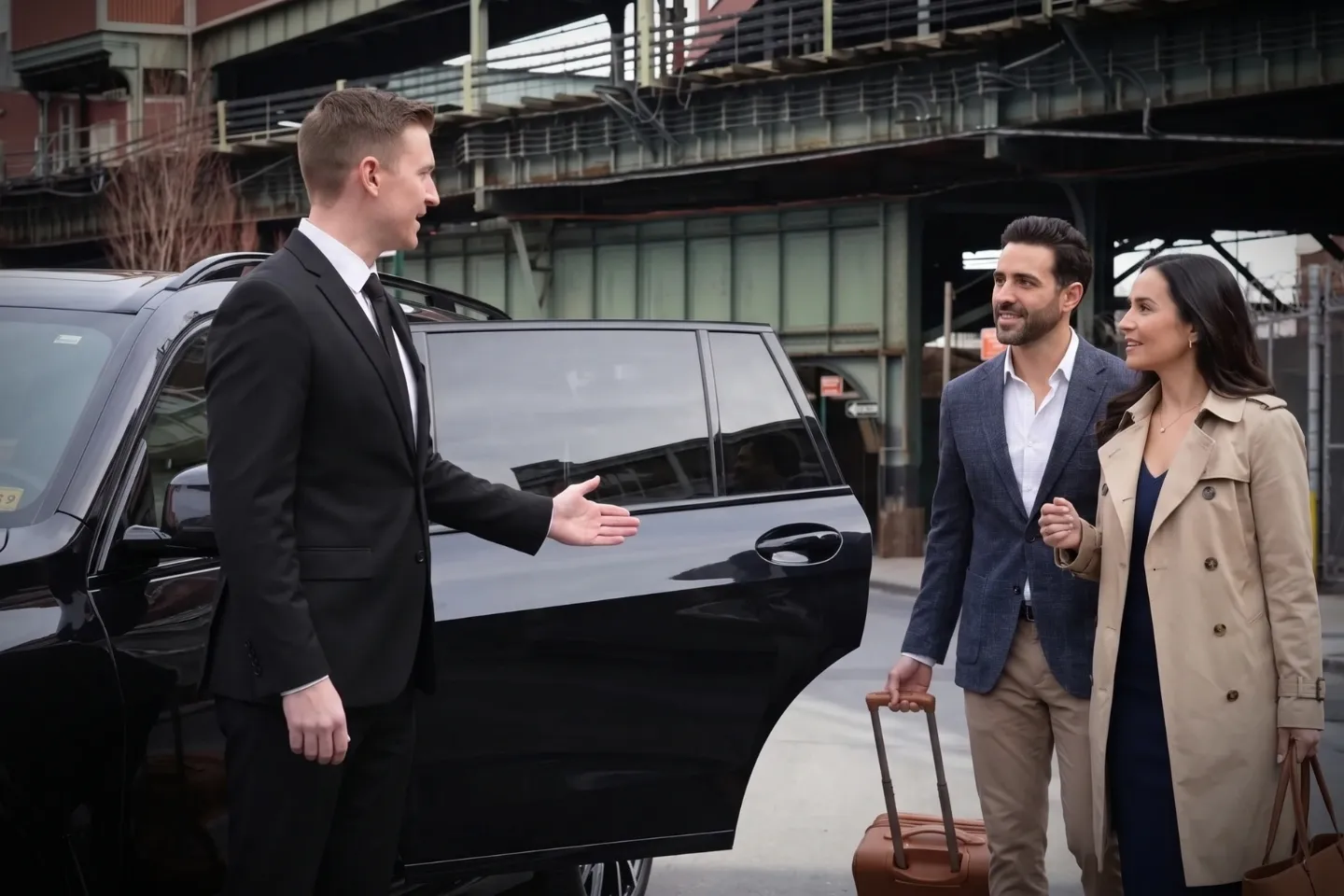 Reliable airport transfer vehicle ready for riders in East New York, Brooklyn, New York
