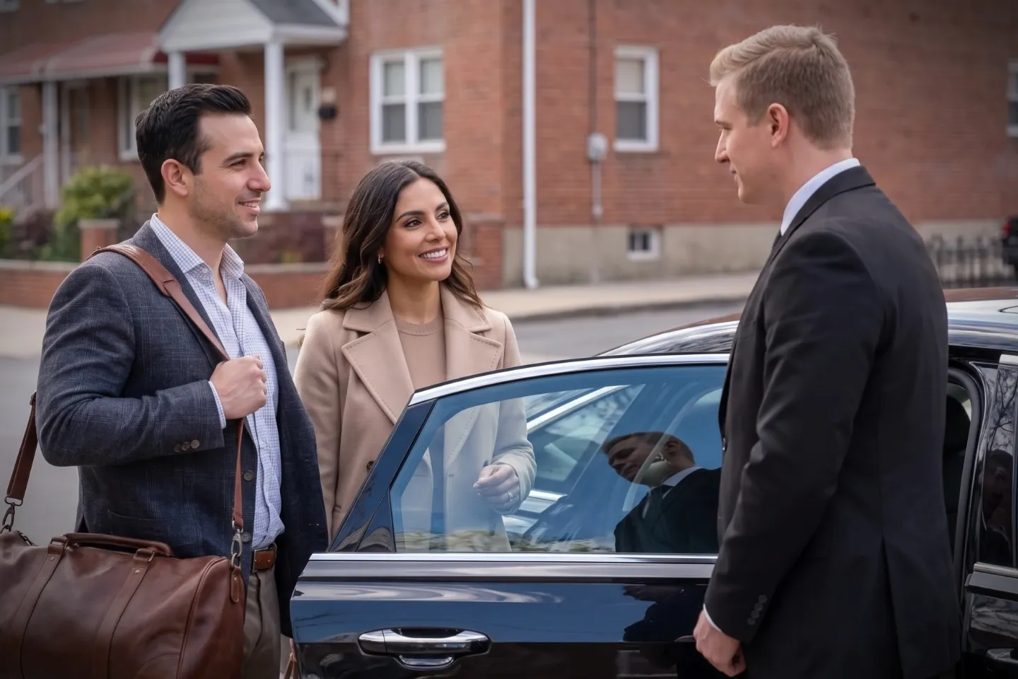 Branded sedan offering point-to-point car service in Flatlands, Brooklyn, New York