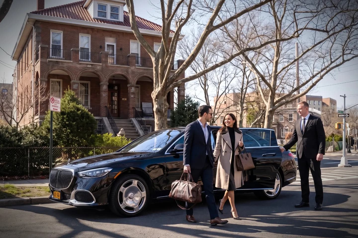 Luxury SUV loading luggage for a Bronxwood, Bronx airport transfer