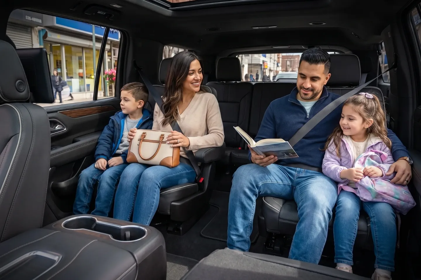 Professional chauffeur greeting a business traveler in Fort George, NY