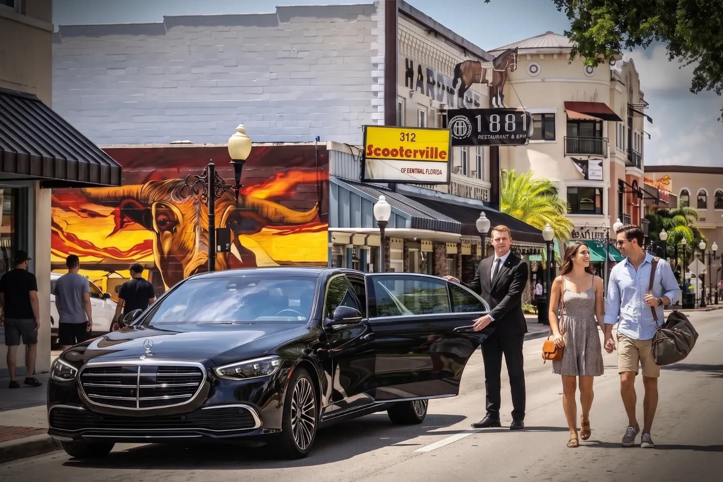 Mercedes Benz S-Class Sedan (2 passengers)