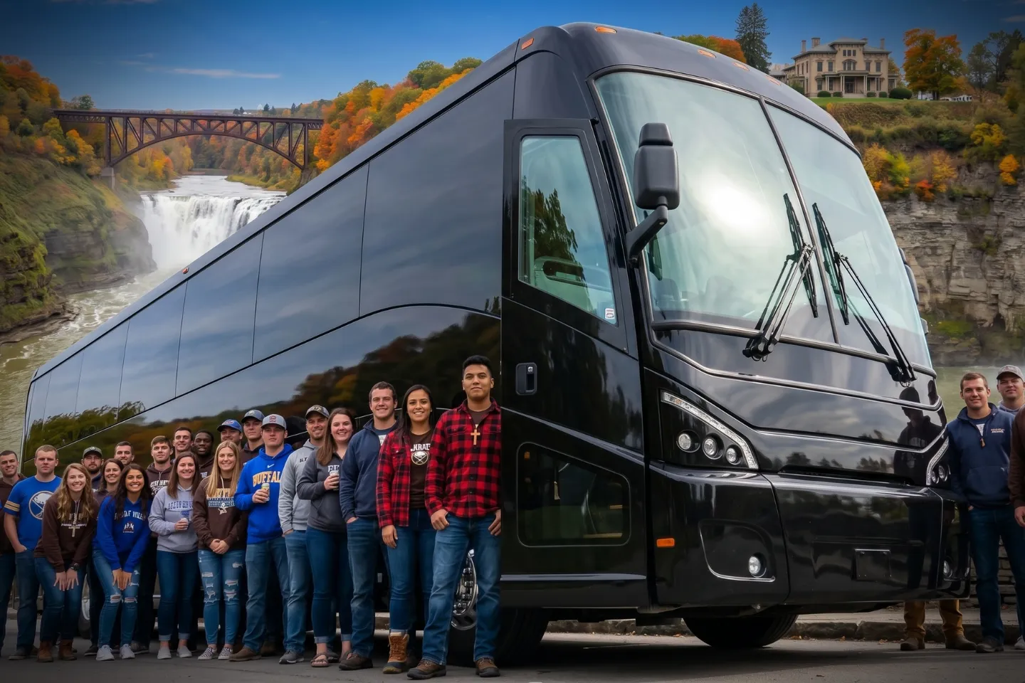 Livingston, NY Charter Bus Rental Service 