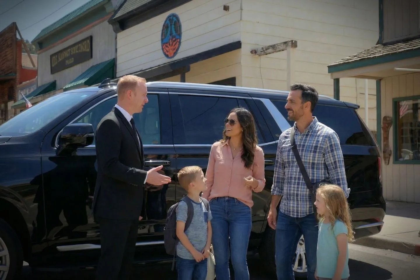 Chauffeur Service in Nevada, NV Executive SUV transport for Nevada, NV Chauffeur Service corporate travel in Nevada city skyline