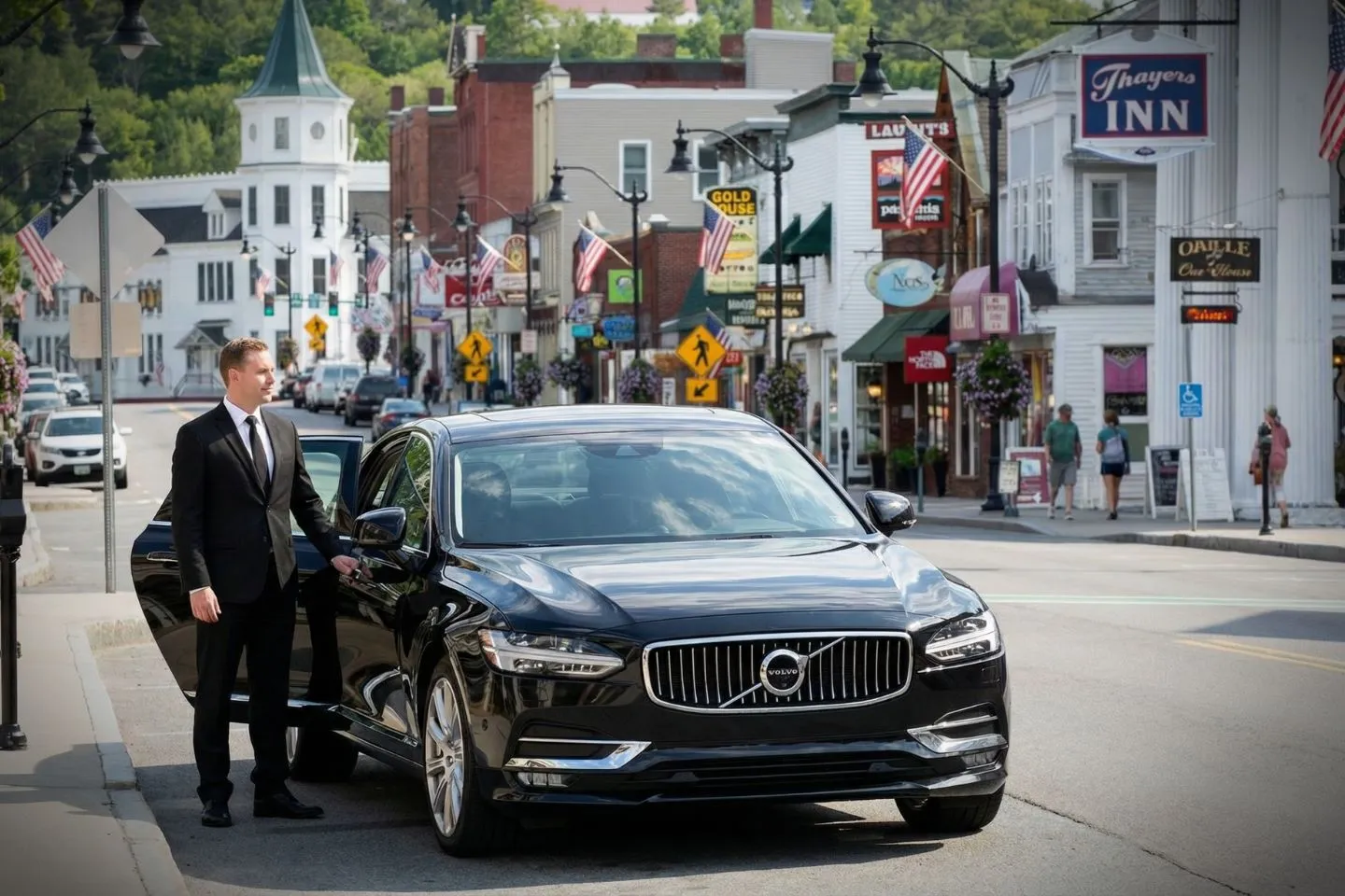 Chauffeur Service in New Hampshire, NH Wedding transportation luxury car New Hampshire NH Chauffeur Service elegant arrival service