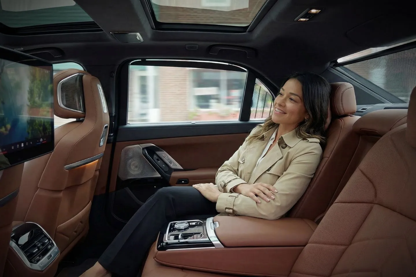 Chauffeur Service in New Jersey, NJ Black SUV from New Jersey, NJ Chauffeur Service parked at airport terminal for pickup