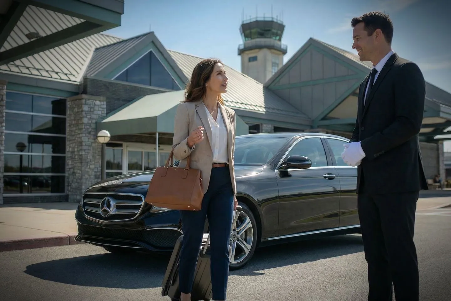 Airport Car Service in Maryland, MD Executive limousine interior showing comfort and safety for Maryland, MD Car Service across Maryland cities