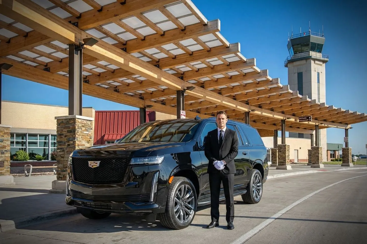 Airport Car Service in Nebraska, NE Executive SUV used for Nebraska, NE Car Service corporate travel across Nebraska city roads