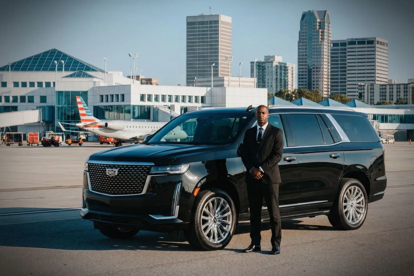 Airport Car Service in South Carolina, SC Private luxury SUV used for South Carolina, SC Car Service comfortable seating and professional chauffeur