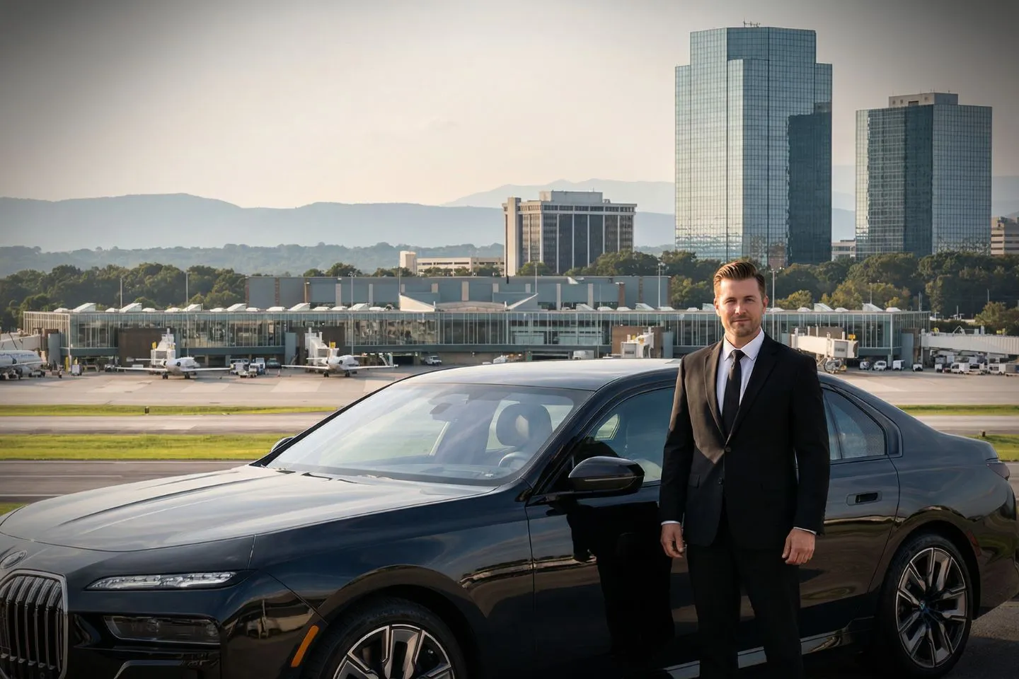 Airport Car Service in Tennessee, TN Clean interior of luxury car from Tennessee, TN Car Service showing spacious seating and premium comfort