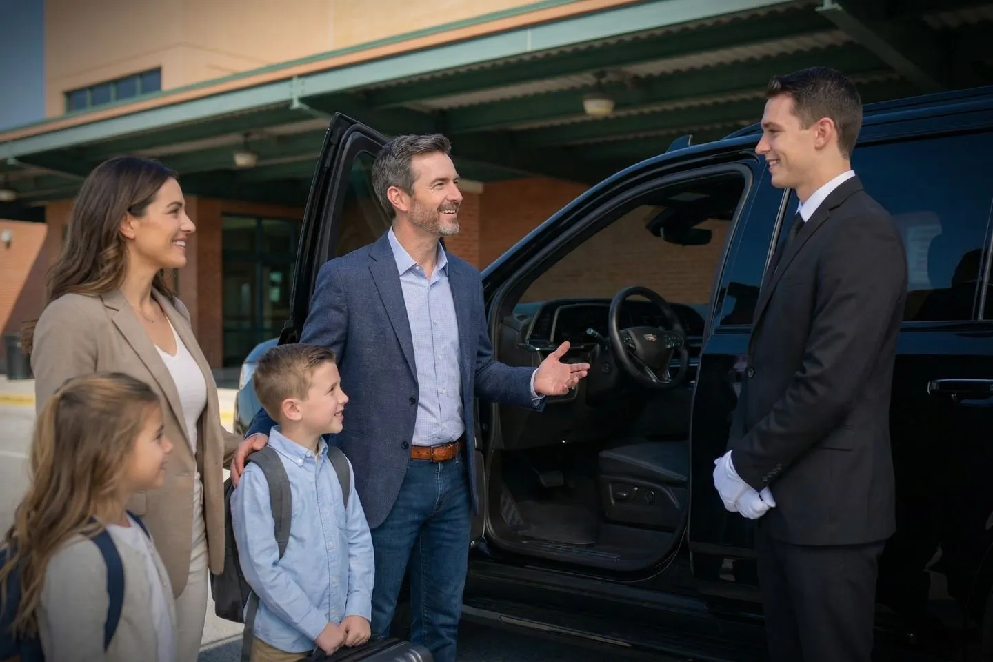 New York Stewart International (SWF) Airport Car Service Executive SUV New York Stewart International (SWF) Car Service traveling on I-95 toward New York airports