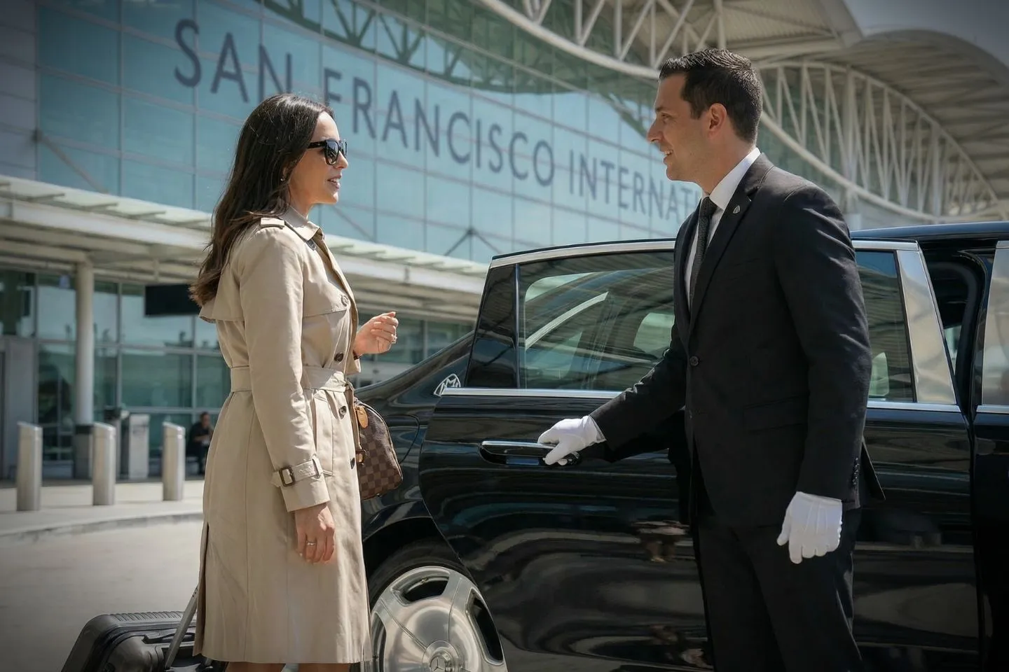 San Francisco International (SFO) Airport Car Service San Francisco International (SFO) Car Service curbside pickup at airport California CA