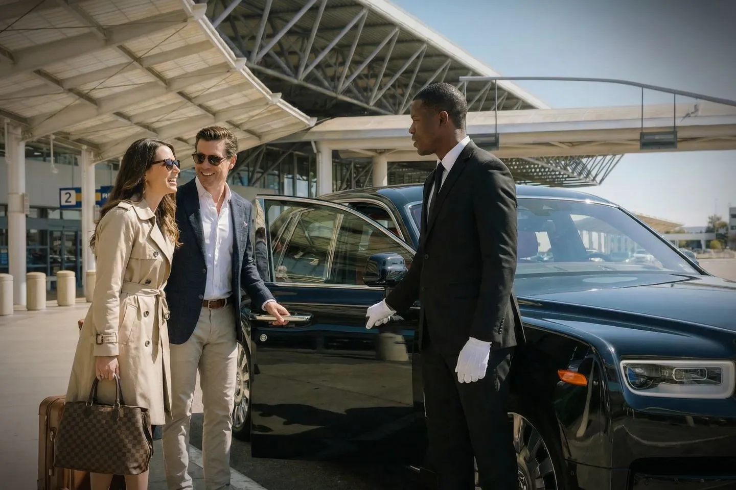 Oakland International (OAK) Airport Car Service LBE Car Service SUV on I 880 near Oakland California airport transfer