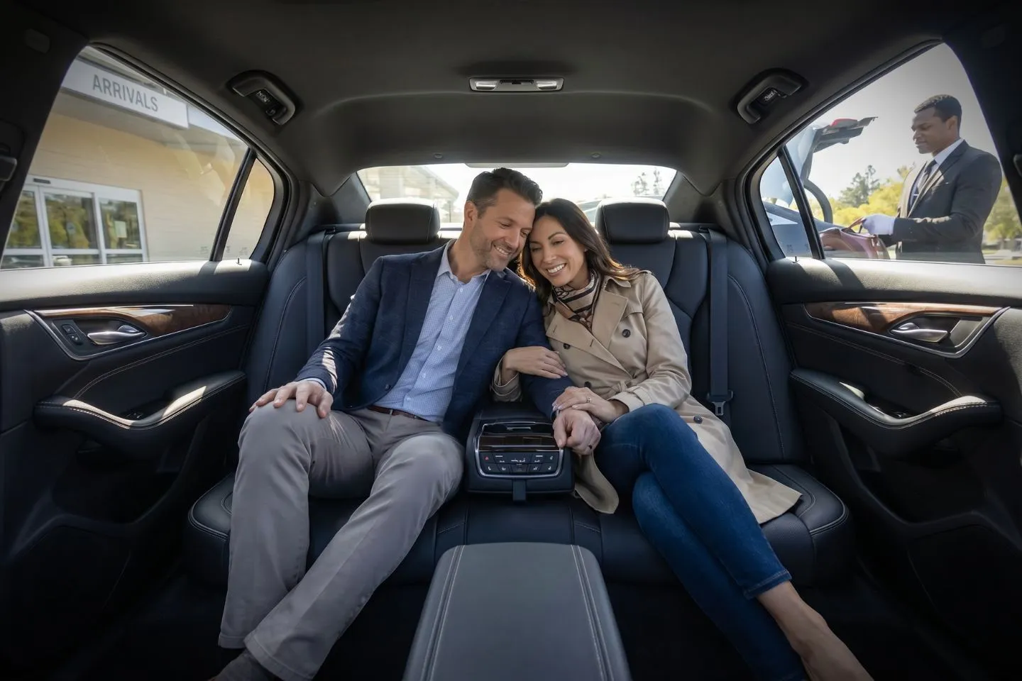 Redding Municipal (RDD) Airport Car Service Premium Cadillac Escalade providing Redding RDD airport car service to Shasta Lake
