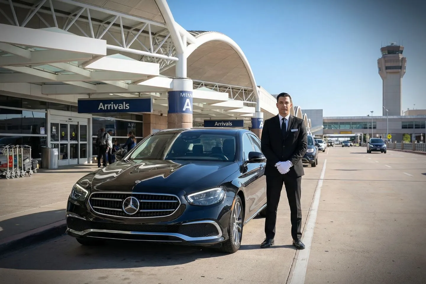 San Antonio International (SAT) Airport Car Service Premium SUV ready for SAT airport pickup and drop off service