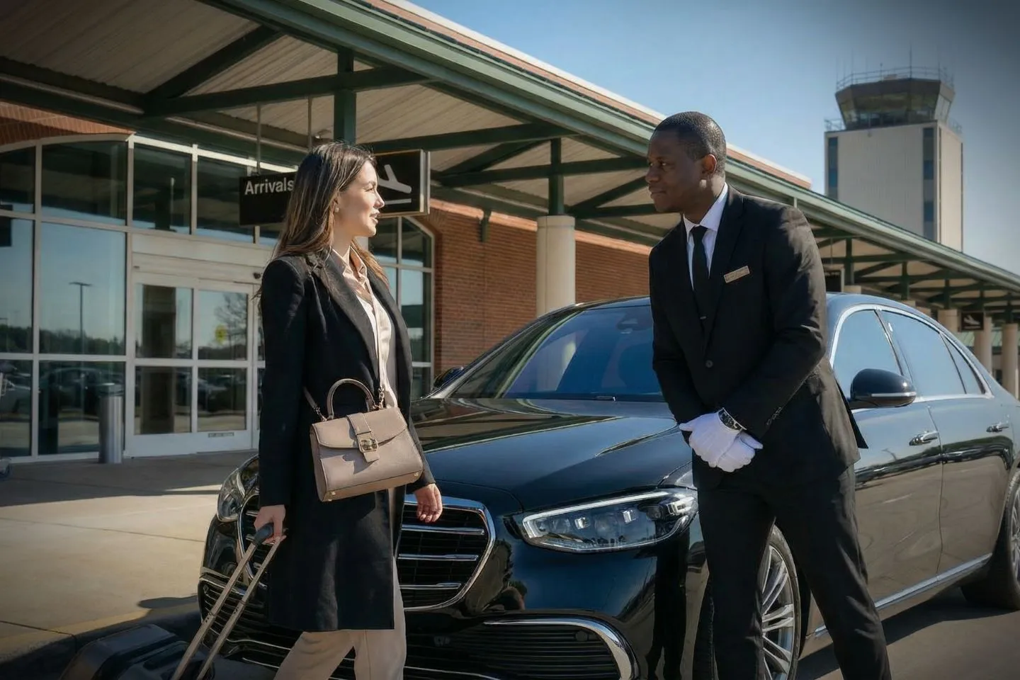 Savannah/Hilton Head International (SAV) Airport Car Service Premium Cadillac Escalade providing Savannah SAV airport car service to Hilton Head Island