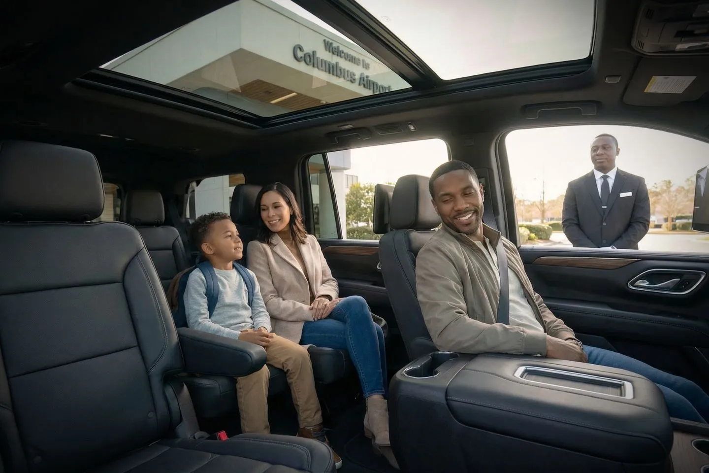 Columbus Metropolitan (CSG) Airport Car Service Mercedes Benz S Class offering Columbus Metropolitan CSG airport transportation to Auburn University and Auburn Alabama