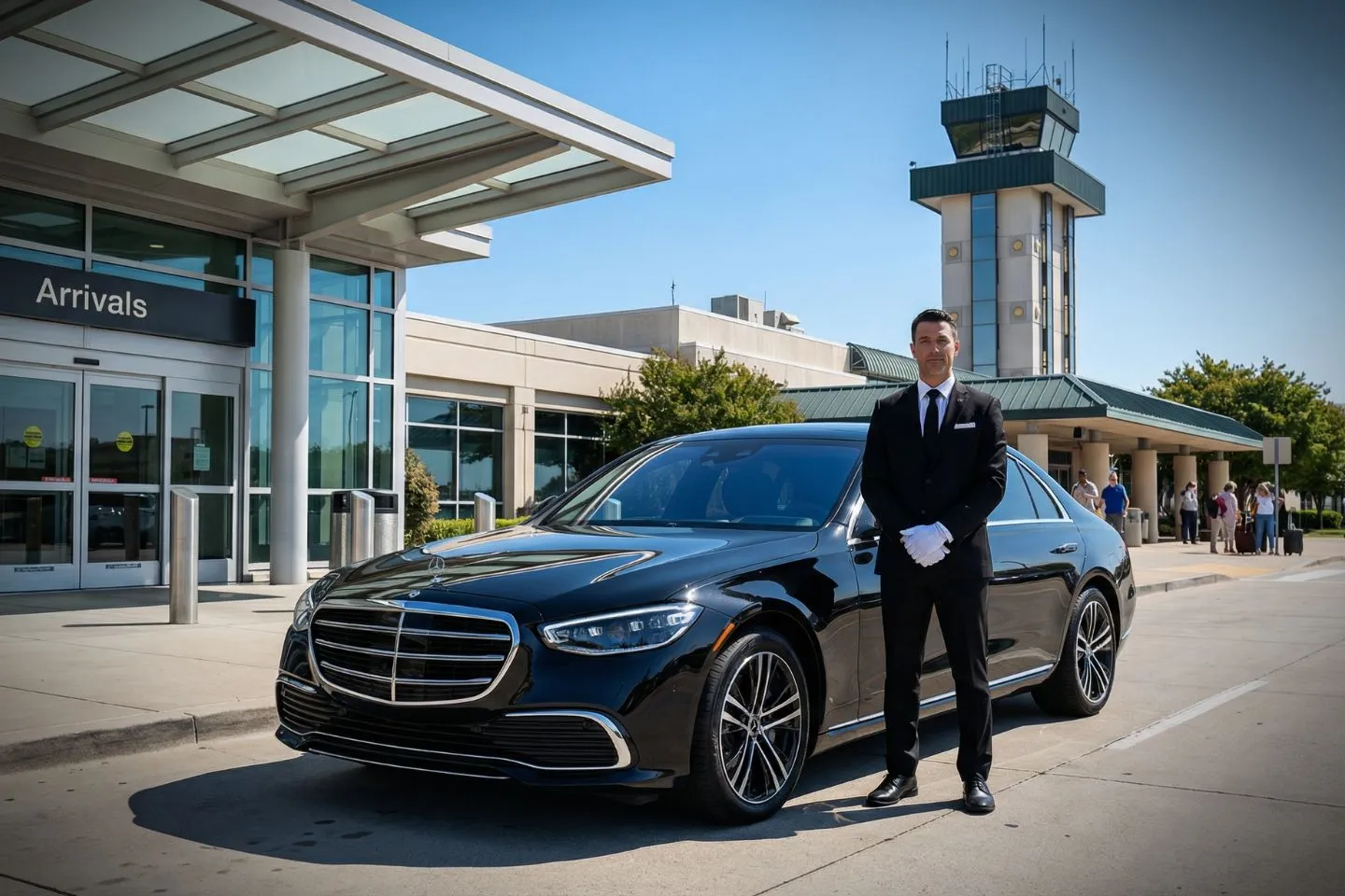 Waco Regional (ACT) Airport Car Service Premium SUV ready for ACT airport pickup and transfer service