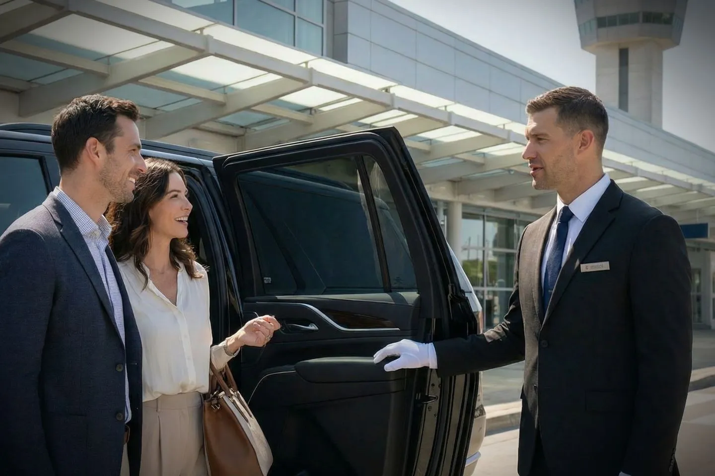 Kodiak Benny Benson State (ADQ) Airport Car Service Professional chauffeur greeting passenger at ADQ arrivals in Kodiak