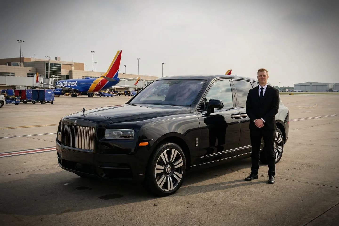 Baltimore Washington International (BWI) Airport Car Service Mercedes Benz S Class offering BWI airport transportation to Fort Meade and the National Security Agency