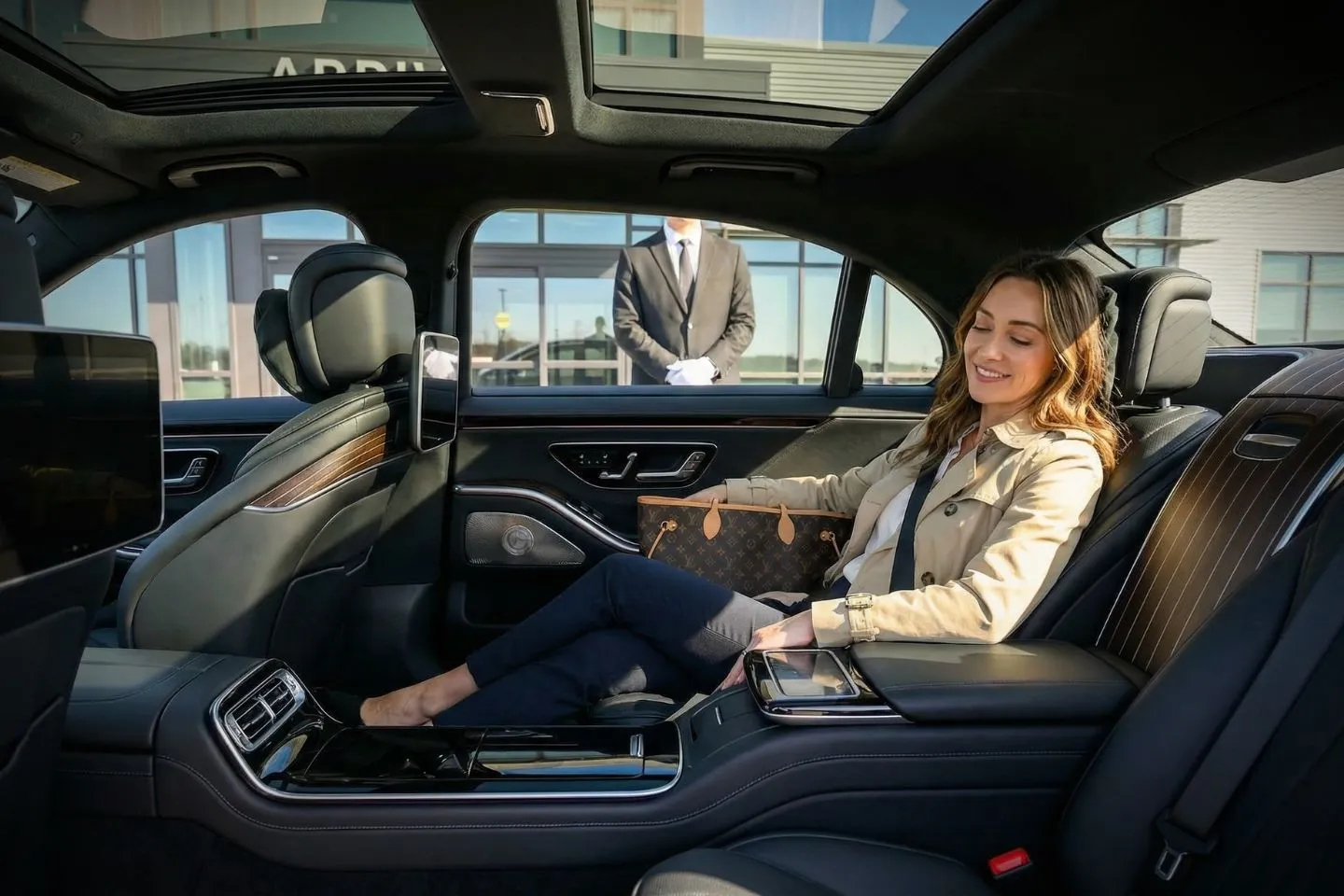 Centennial (APA) Airport Car Service Premium Cadillac Escalade providing Centennial APA airport car service to Denver Tech Center and Greenwood Village
