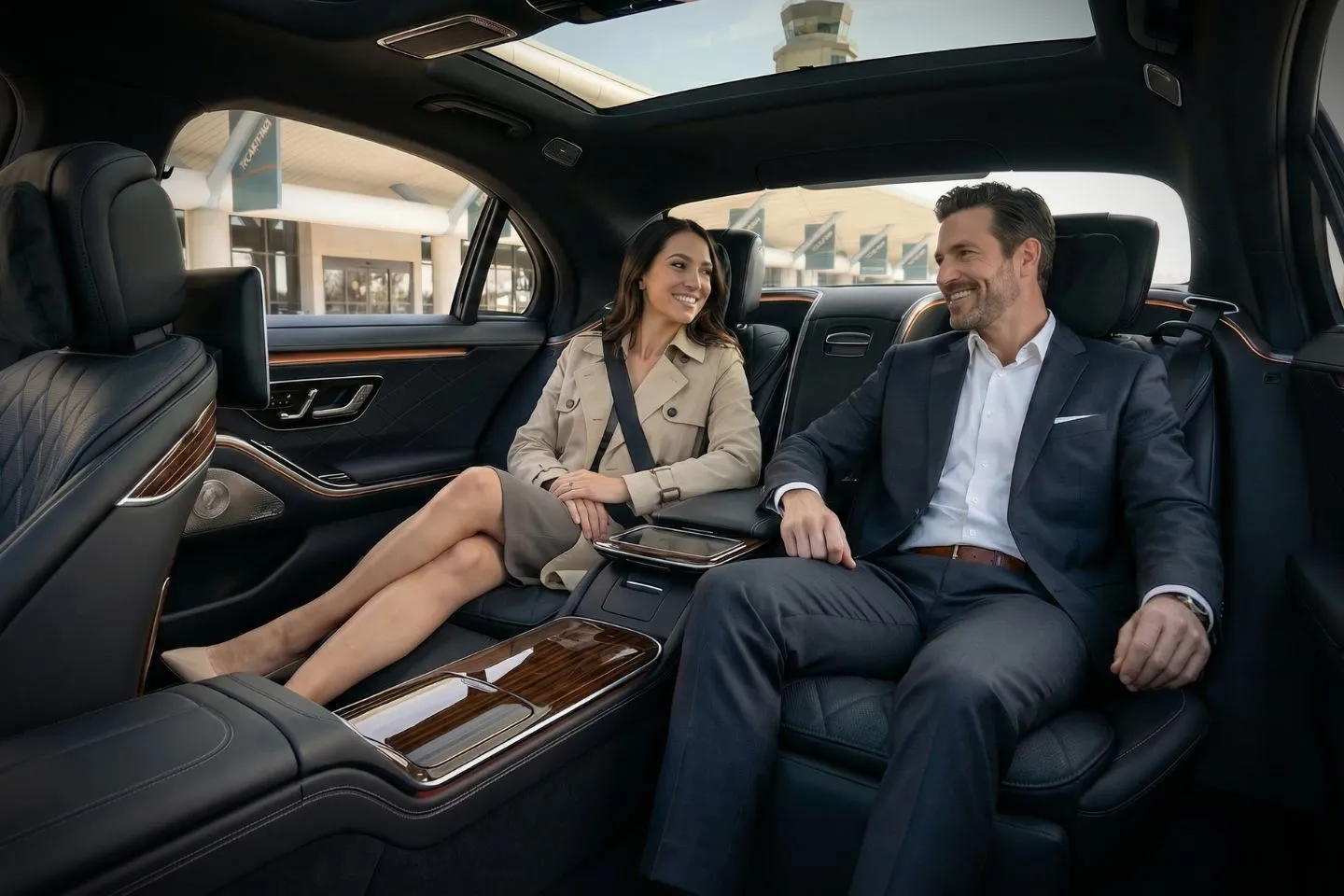 Bishop International (FNT) Airport Car Service Premium Cadillac Escalade providing Flint FNT airport car service to GM Flint Assembly truck plant