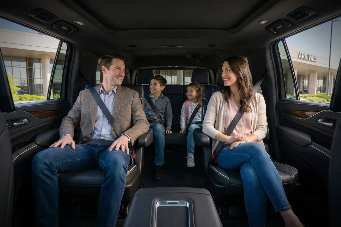 Capital Region International (LAN) Airport Car Service Mercedes Benz S Class offering LAN airport transportation to Michigan State University and East Lansing campus
