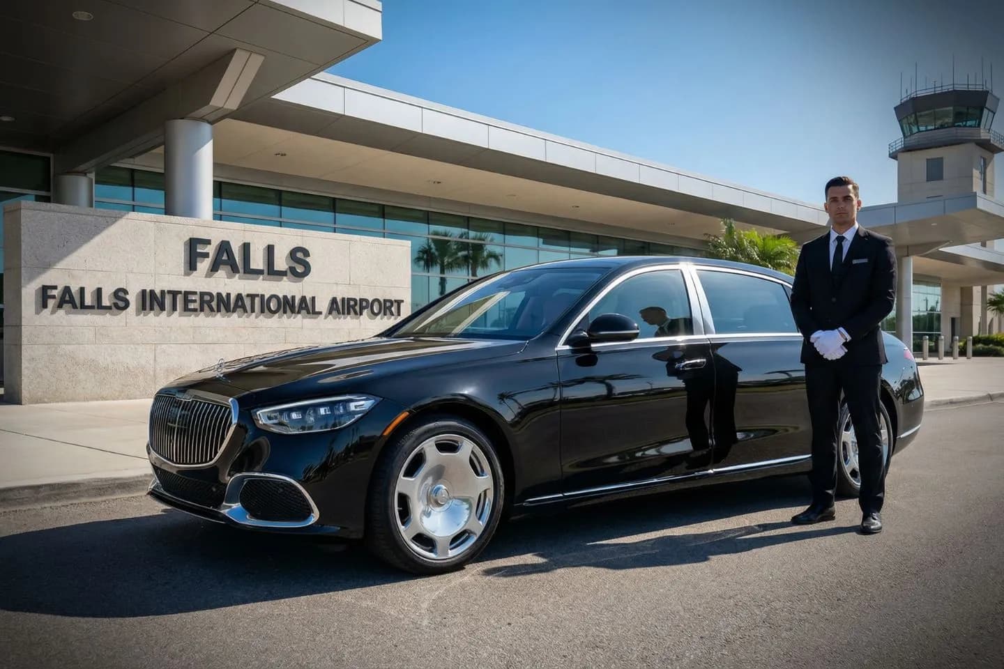 Falls International (INL) Airport Car Service Premium SUV ready for INL airport pickup near Voyageurs National Park entrance