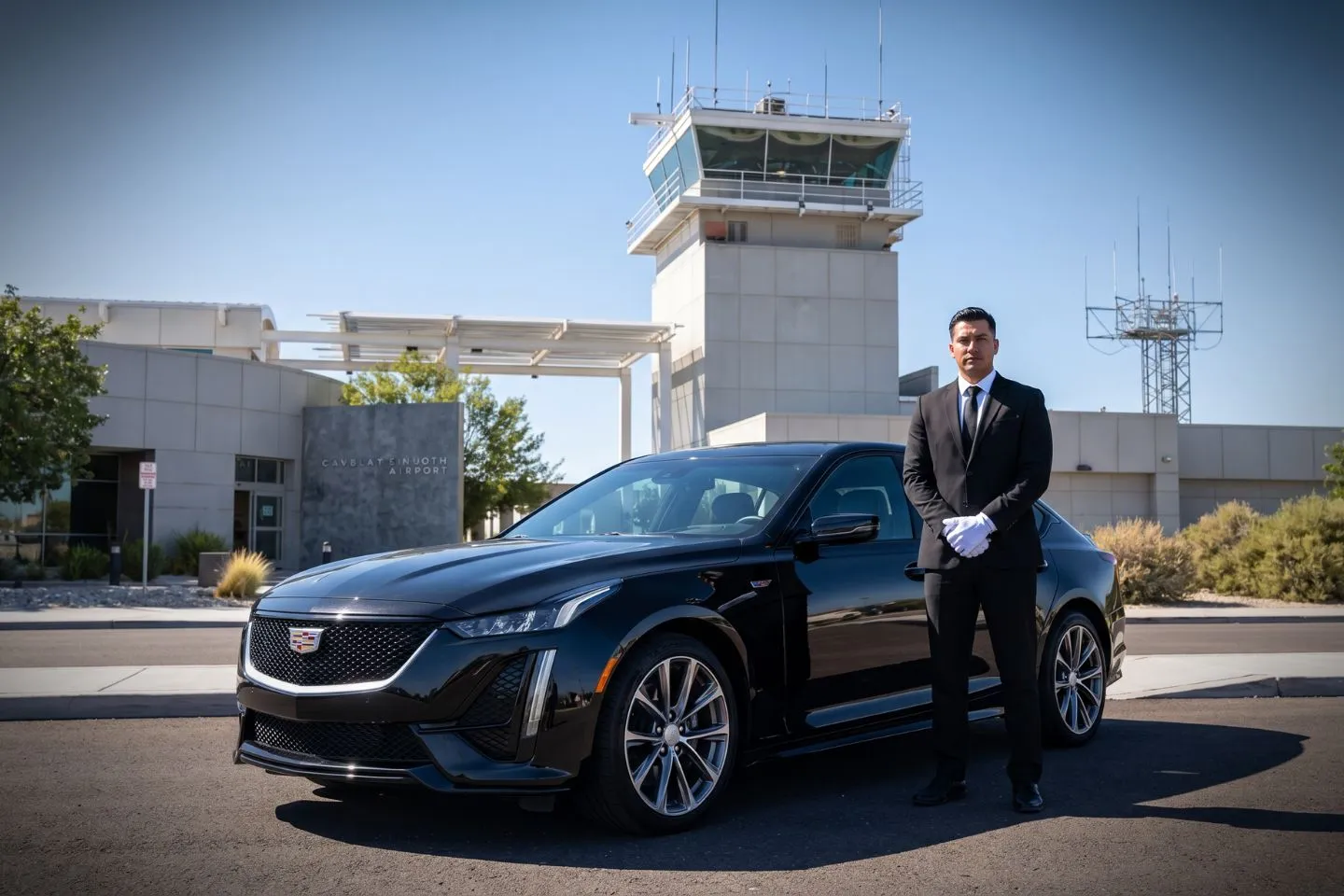 Lea County Regional (HOB) Airport Car Service Premium SUV ready for HOB airport pickup near Permian Basin oil and gas operations