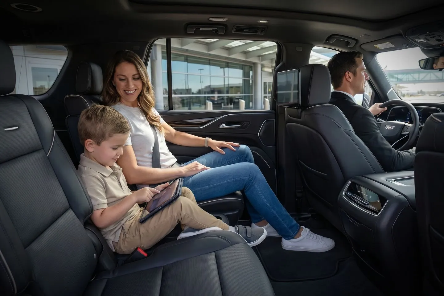 Lebanon Municipal (LEB) Airport Car Service Premium Cadillac Escalade providing Lebanon Municipal LEB airport car service to Dartmouth College and Hanover NH