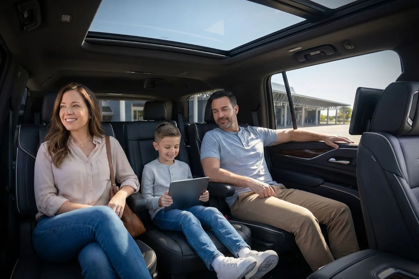 Hector International (FAR) Airport Car Service Mercedes Benz S Class offering FAR airport transportation to downtown Fargo and the Fargo Theatre