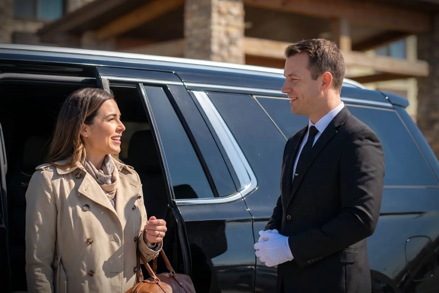 Bismarck Municipal (BIS) Airport Car Service Mercedes Benz S Class offering BIS airport transportation to Fort Abraham Lincoln State Park and Mandan