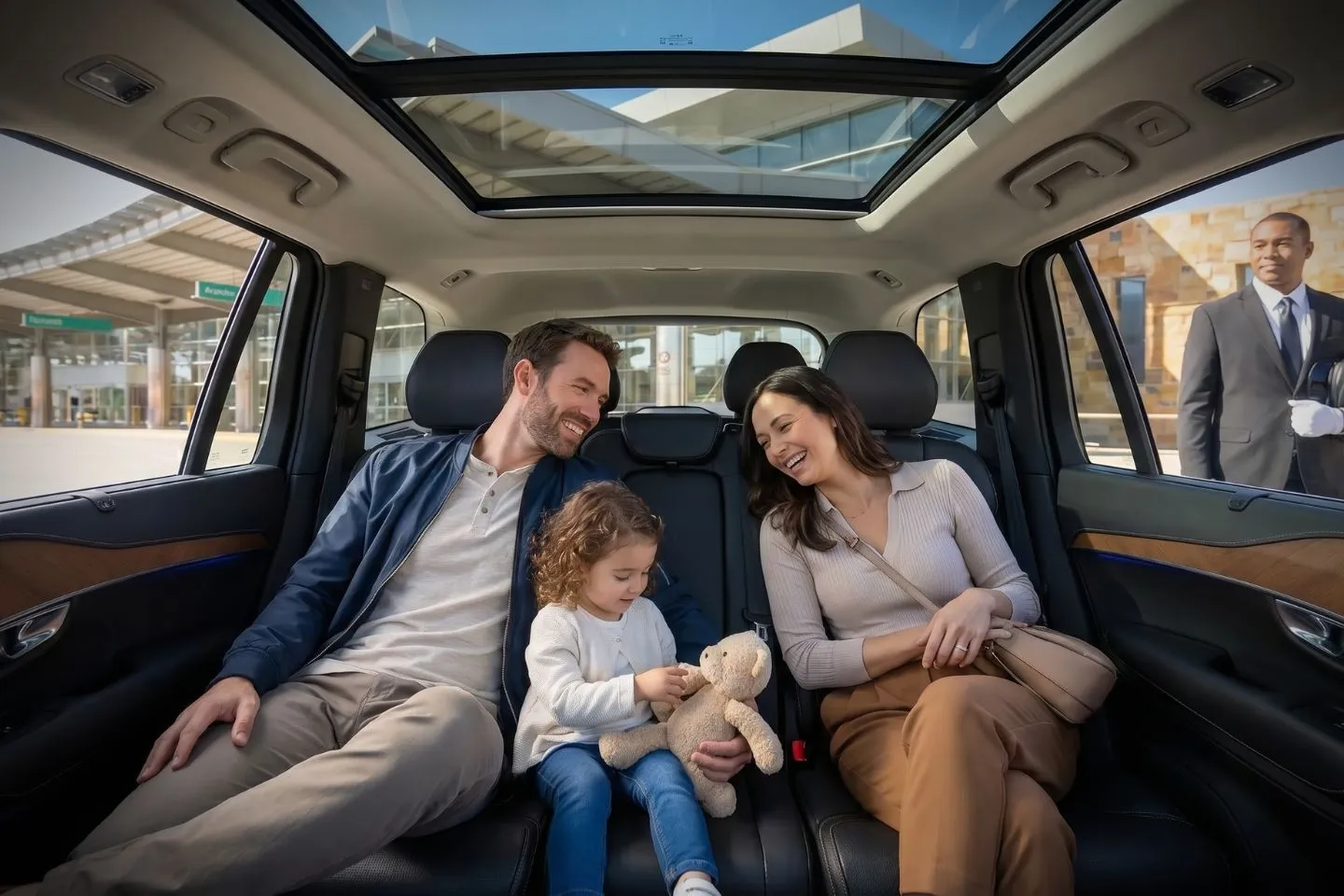 Will Rogers World Airport (OKC) Airport Car Service Premium Cadillac Escalade providing Oklahoma City OKC airport car service to Devon Energy Tower and downtown OKC