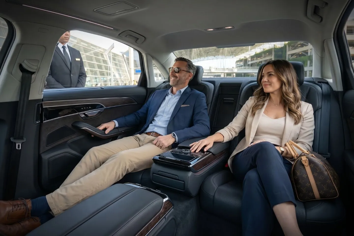 Portland International (PDX) Airport Car Service Premium Cadillac Escalade providing Portland PDX airport car service to downtown Portland and the Pearl District