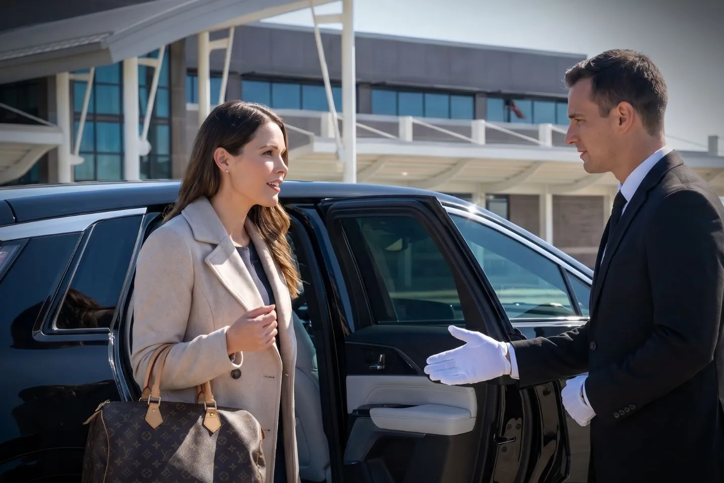 Pierre Regional (PIR) Airport Car Service Premium Cadillac Escalade providing Pierre PIR airport car service to the South Dakota State Capitol