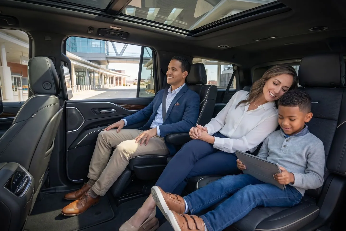 Nashville International (BNA) Airport Car Service Executive Mercedes Benz Sprinter van for Predators NHL game group transfer from BNA airport to Bridgestone Arena