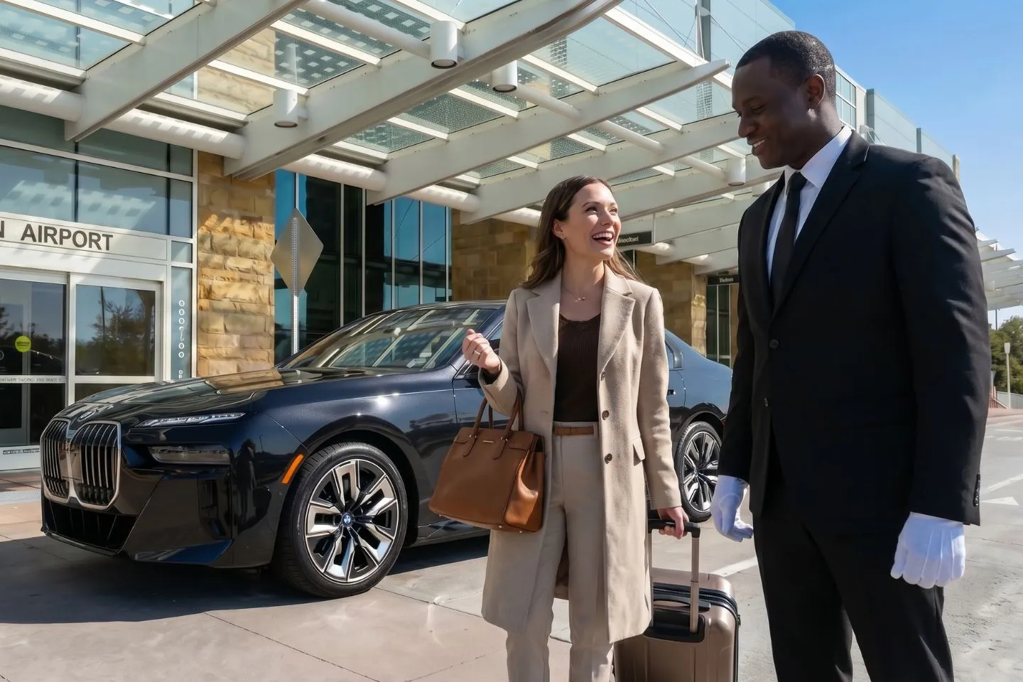 McGhee Tyson (TYS) Airport Car Service Premium Cadillac Escalade providing Knoxville TYS airport car service to University of Tennessee and Neyland Stadium