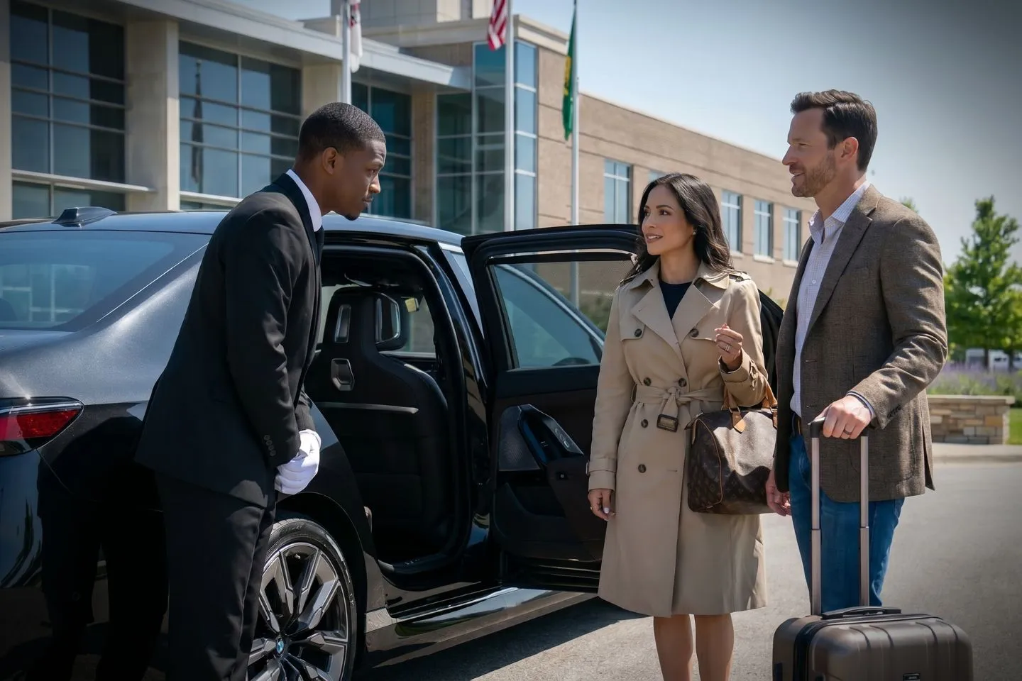 Chicago Executive (PWK) Airport Car Service Premium Cadillac Escalade providing Chicago Executive PWK airport car service to downtown Chicago and the Loop