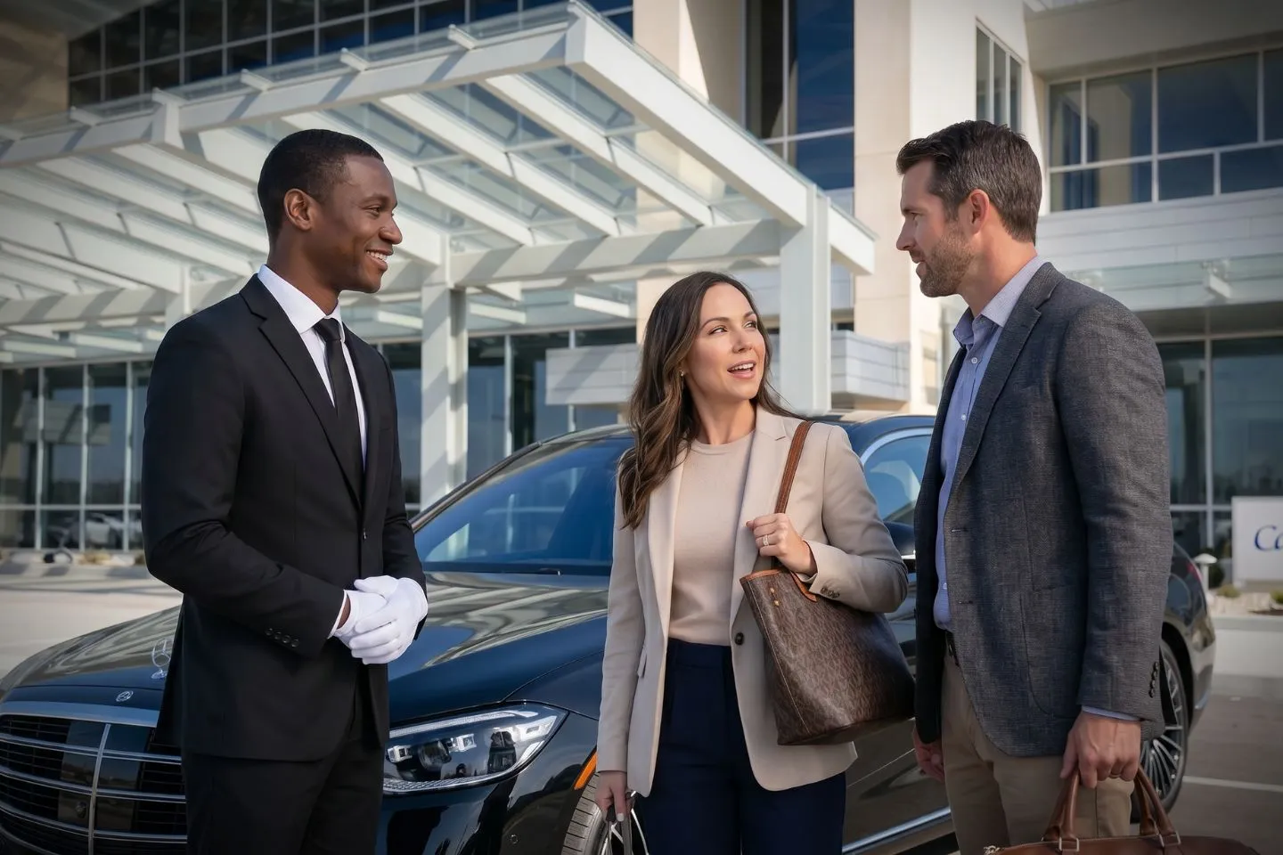 Veterans of Southern Illinois (MWA) Airport Car Service Premium Cadillac Escalade providing Marion MWA airport car service to Southern Illinois University Carbondale Salukis