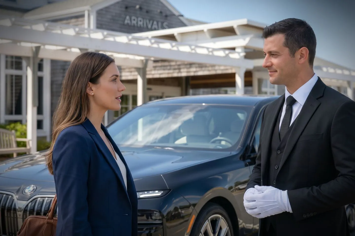 Martha’s Vineyard Haven (MVY) Airport Car Service Premium Cadillac Escalade providing Martha Vineyard MVY airport car service to Edgartown and Vineyard Haven