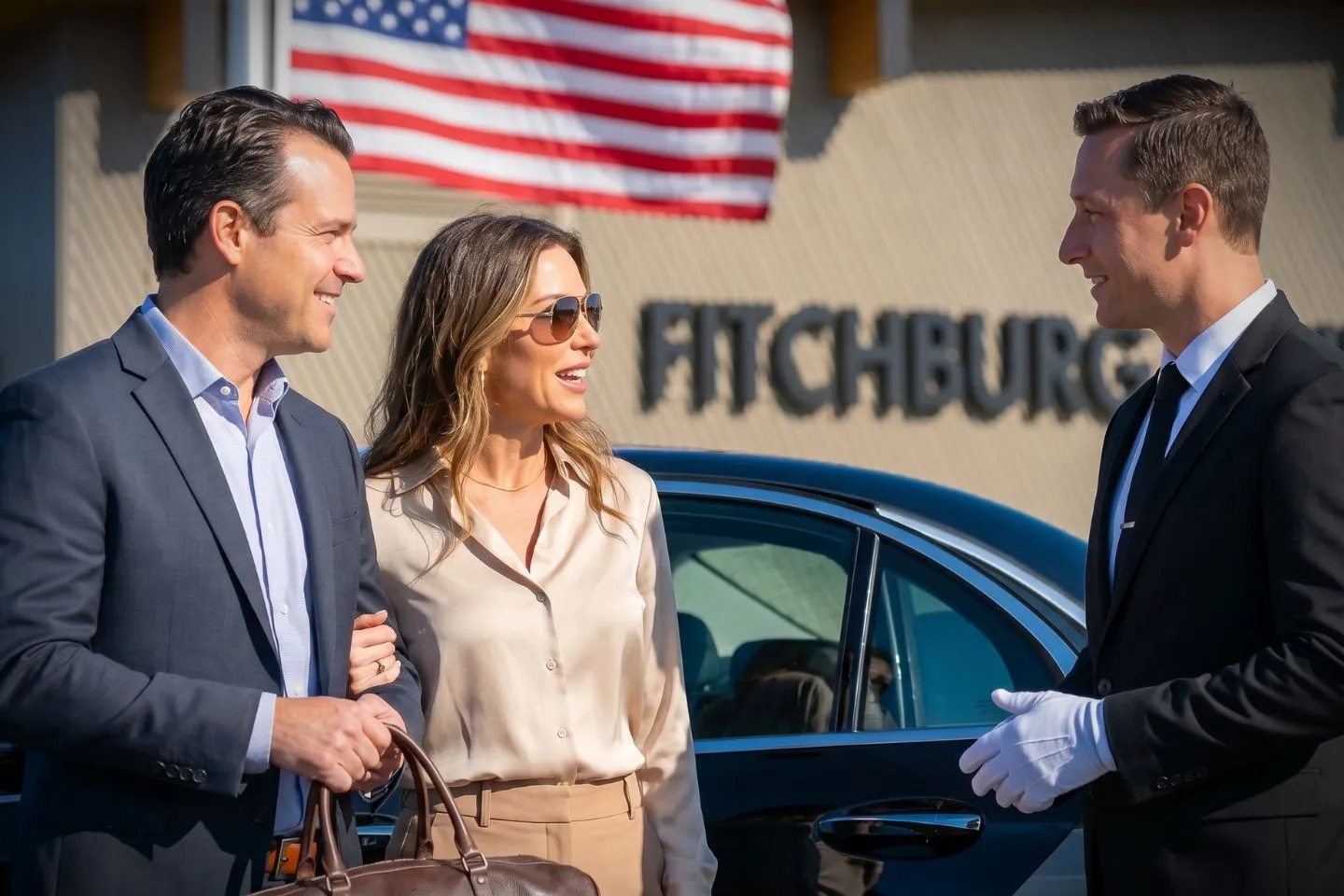 Fitchburg Municipal (FIT) Airport Car Service Premium Cadillac Escalade providing Fitchburg FIT airport car service to downtown Fitchburg and Leominster Massachusetts