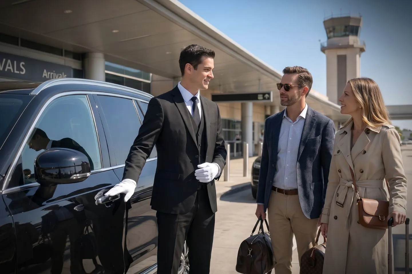 North Las Vegas (VGT) Airport Car Service Premium Cadillac Escalade providing North Las Vegas VGT airport car service to downtown Las Vegas and Fremont Street