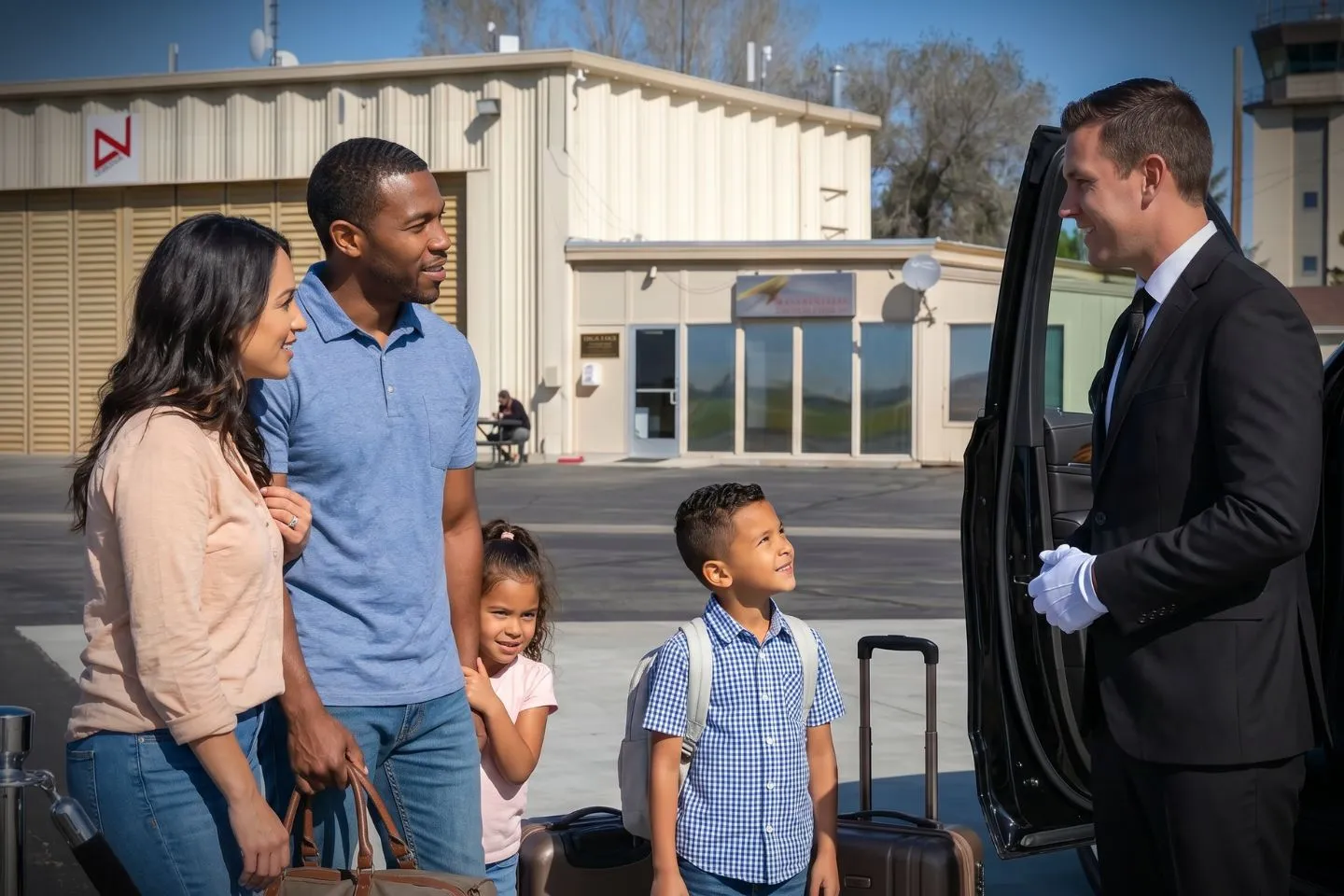 Winnemucca Municipal (WMC) Airport Car Service Premium Cadillac Escalade providing Winnemucca WMC airport car service to downtown Winnemucca and Humboldt County