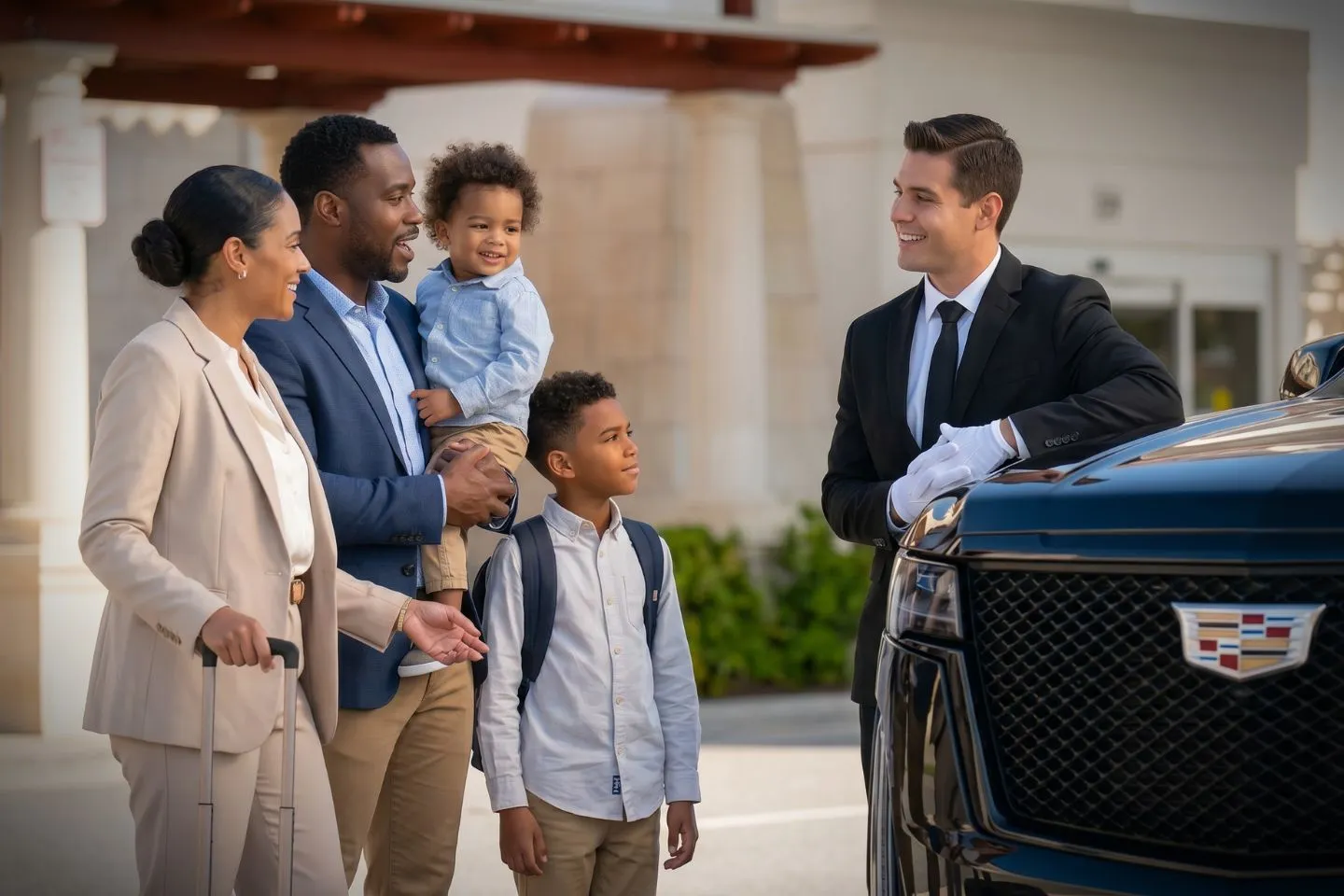 Brunswick Golden Isles (BQK) Airport Car Service Premium Cadillac Escalade providing Brunswick BQK airport car service to Saint Simons Island and Jekyll Island