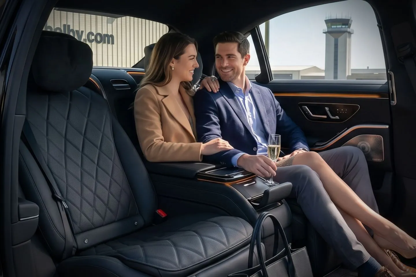 Shelby County (EET) Airport Car Service Mercedes Benz S Class offering Shelby County EET airport transportation to UAB and downtown Birmingham Alabama